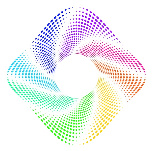 Design elements Wave of many purple lines circle ring Abstract vertical wavy stripes on white background isolated Vector illustration EPS 10 Colorful waves with lines created using Blend Tool