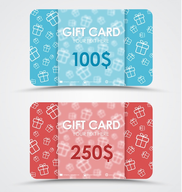 Design gift cards