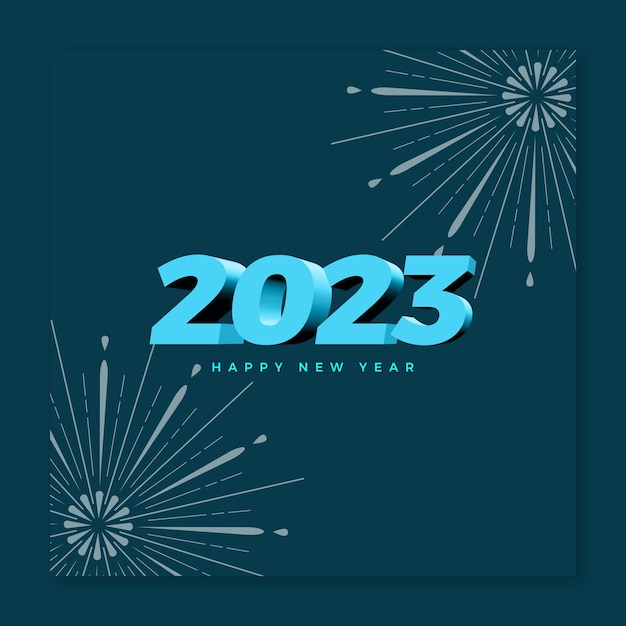 DESIGN FOR IG FEED AND GREETING CARD HAPPY NEW YEAR 2023