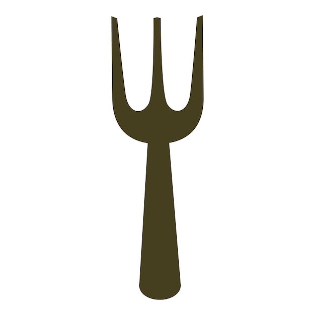 Vector design knife and fork icon style isolated on white background