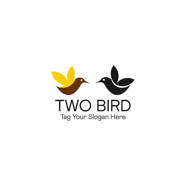 design logo flying bird icon and bird logo clasic and modern