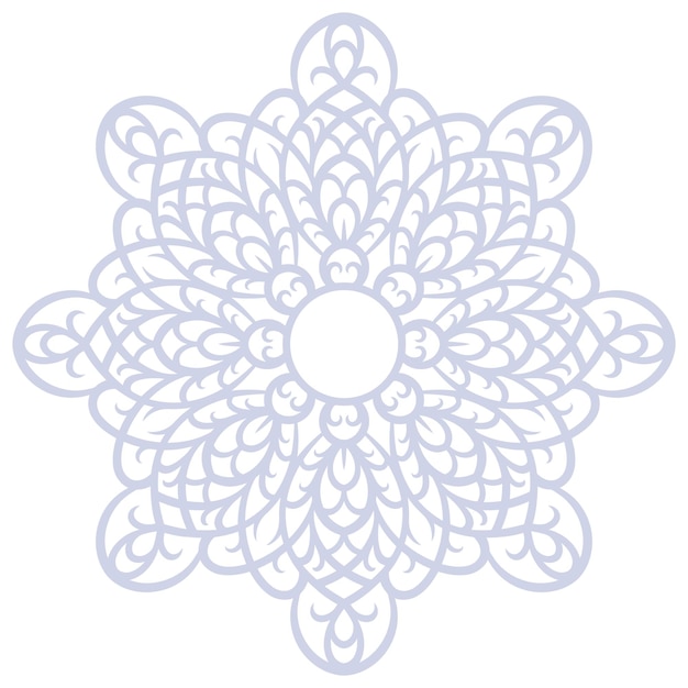 Design Luxury Mandala Illustration for Wedding