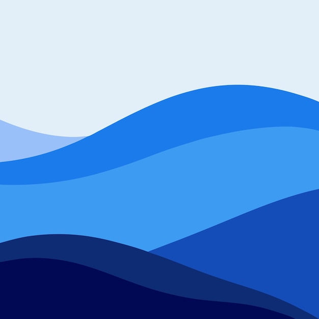 Vector design of a minimalist background with wavy lines representing the ocean