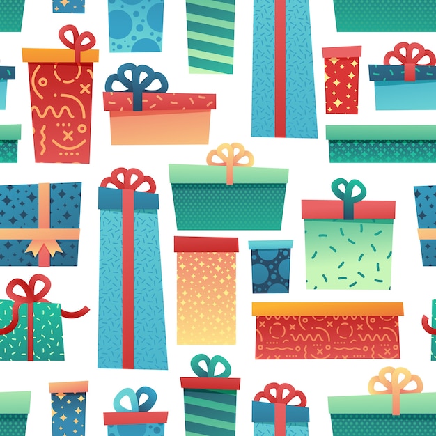 Design seamless pattern for christmas background and Wrapping paper