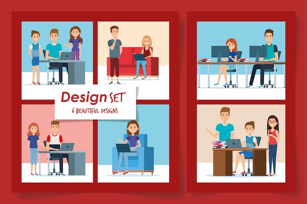 designs of young people in the workplace