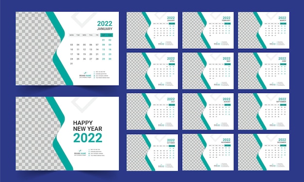 desk calendar 2022