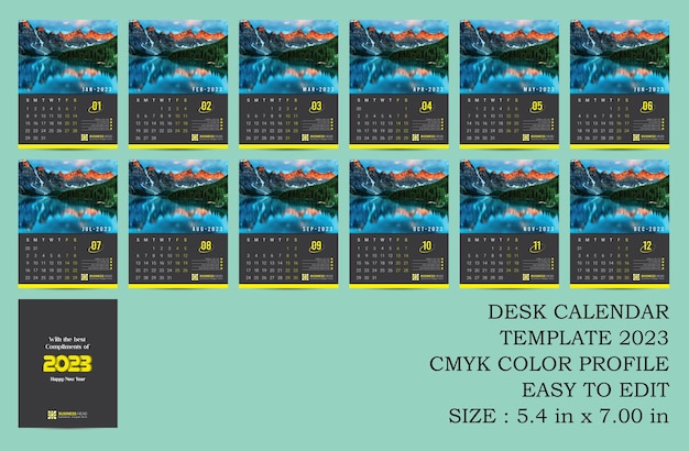 Desk Calendar Design