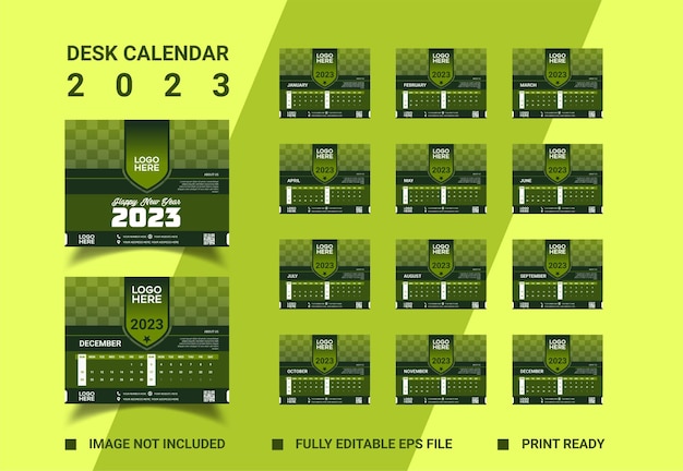 Desk Calendar Design