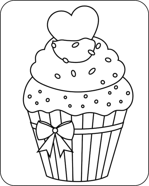 Dessert Coloring Pages for Kids