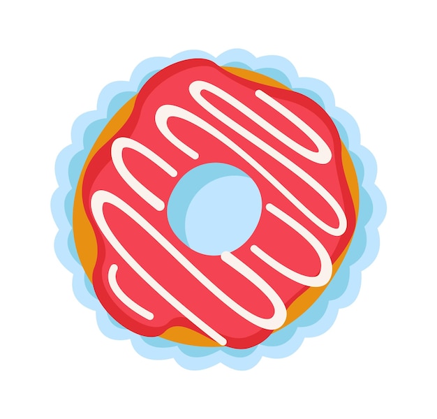 Dessert Donut Sweet Food Vector illustration