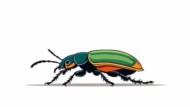 Detailed Cockroach Vector Illustration