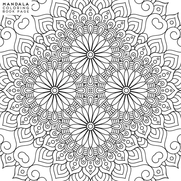 Detailed decorative mandala illustration