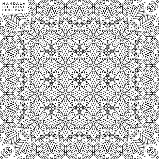 Detailed decorative mandala illustration