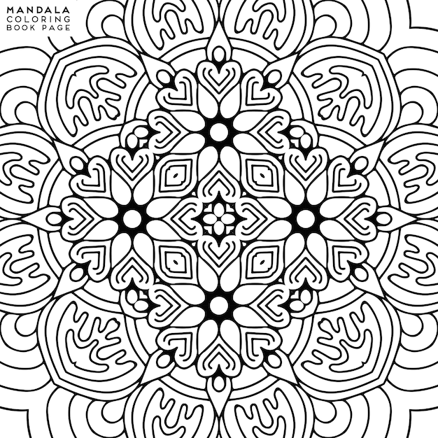 Detailed decorative mandala illustration