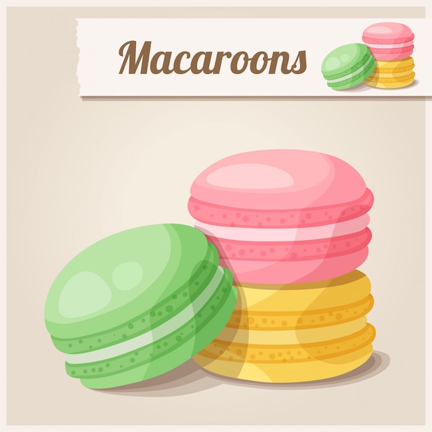 Detailed Icon. Macaroons