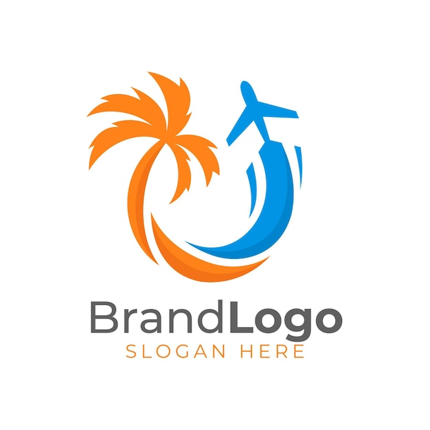 Detailed travel logo