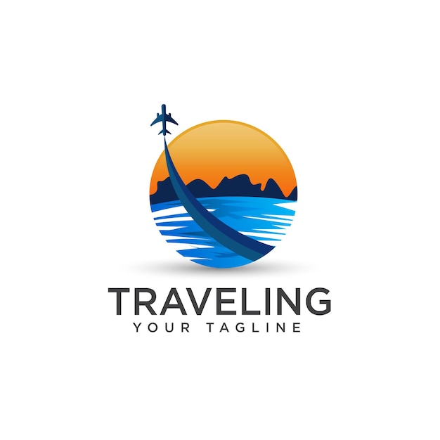 Detailed travel logo