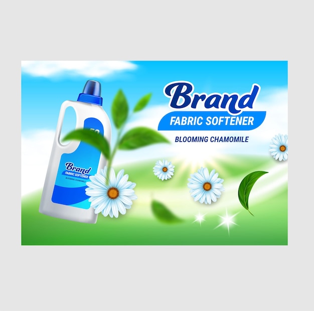 Detergent creative promotional poster