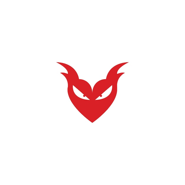 Devil logo vector template