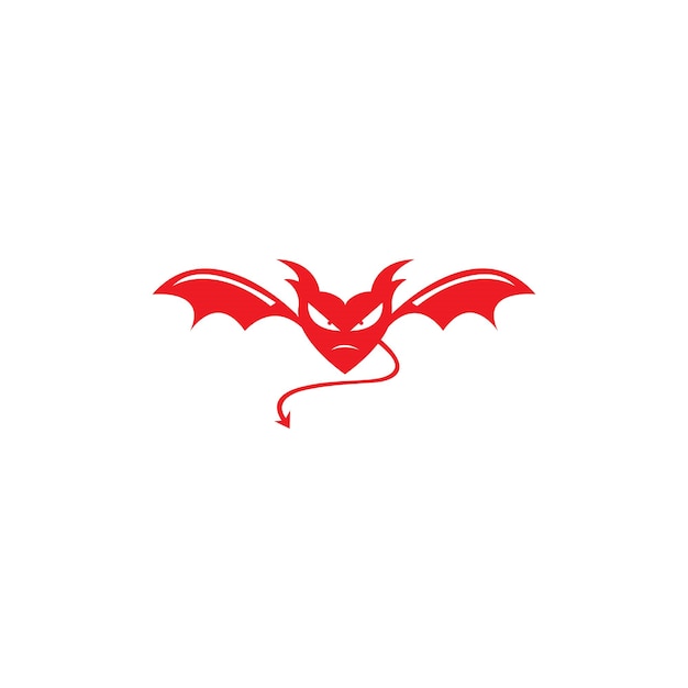 Devil logo vector template