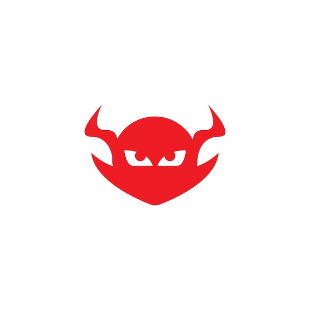 Devil logo vector template