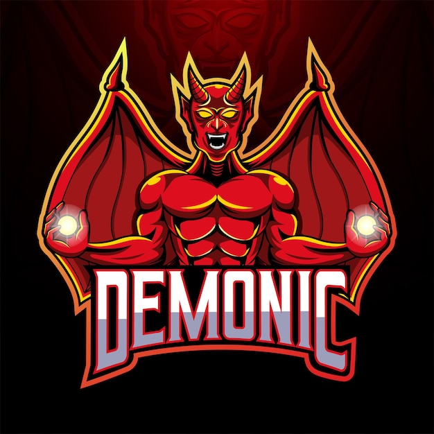 The devil mascot logo