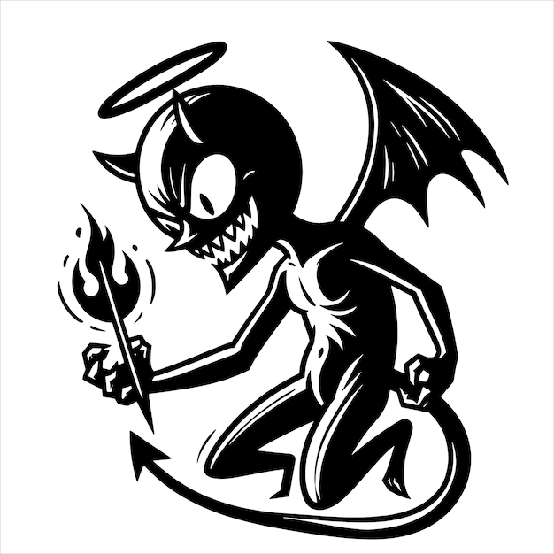 Vector devil svg