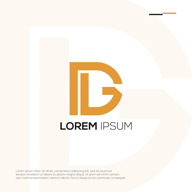 DG Law Firm Logo Design