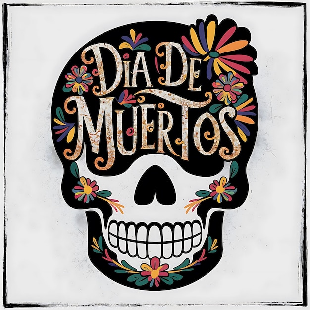 Vector dia de los muertos a beautiful day of the dead t shirt vector design