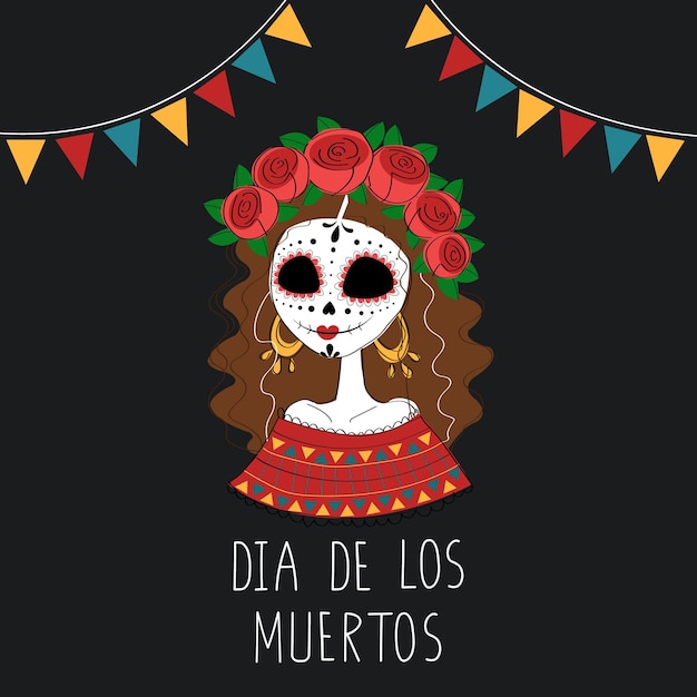 Dia de los Muertos concept