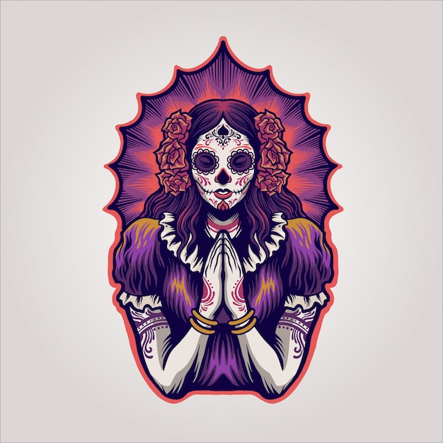 dia de los muertos girl