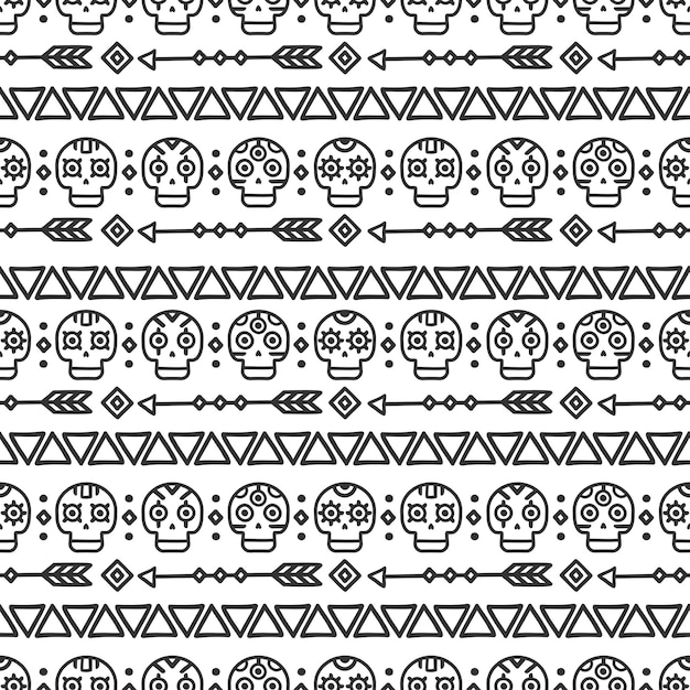 dia de muertos pattern