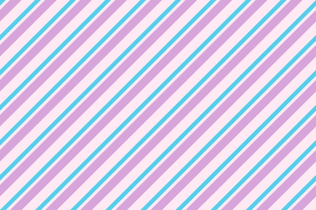 Diagonal stripe abstract background vector Striped seamless pattern with blue violet pastel colors