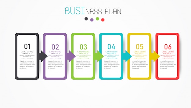 diagram Business and Education vector illustration