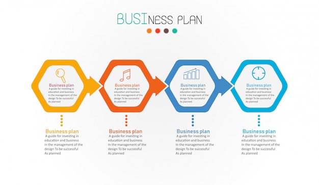 diagram Business and Education vector illustration