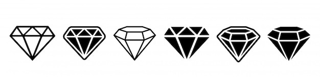 Diamond Icon set