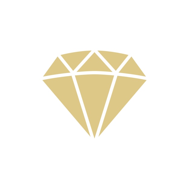 Diamond Logo Design Gold Color