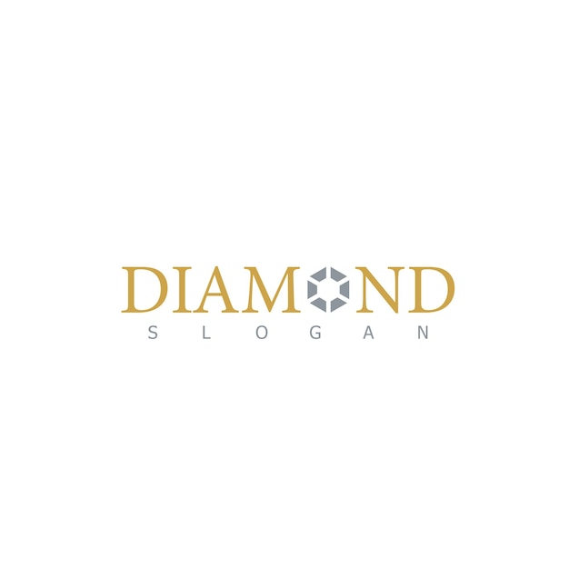 Diamond logo luxury premium brand