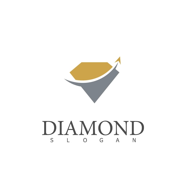 Diamond logo luxury premium brand