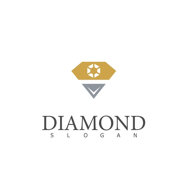 Diamond logo luxury premium brand