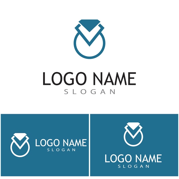 Diamond Logo Template vector icon illustration design