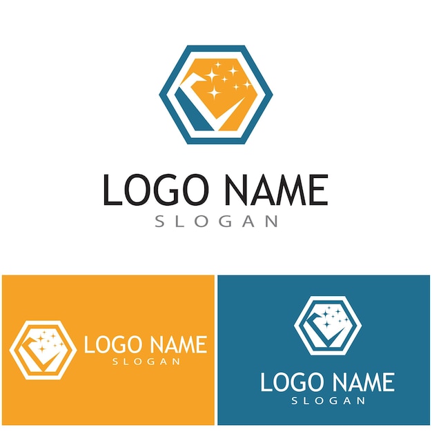 Diamond Logo Template vector icon illustration design