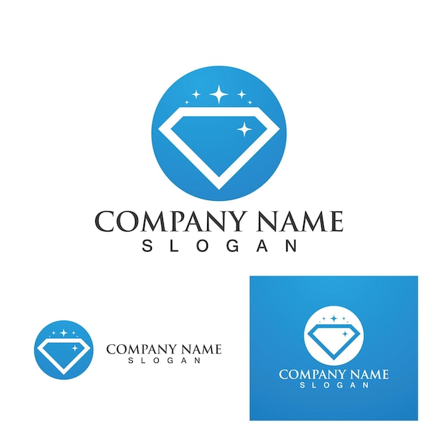 Diamond Logo Template vector icon illustration design