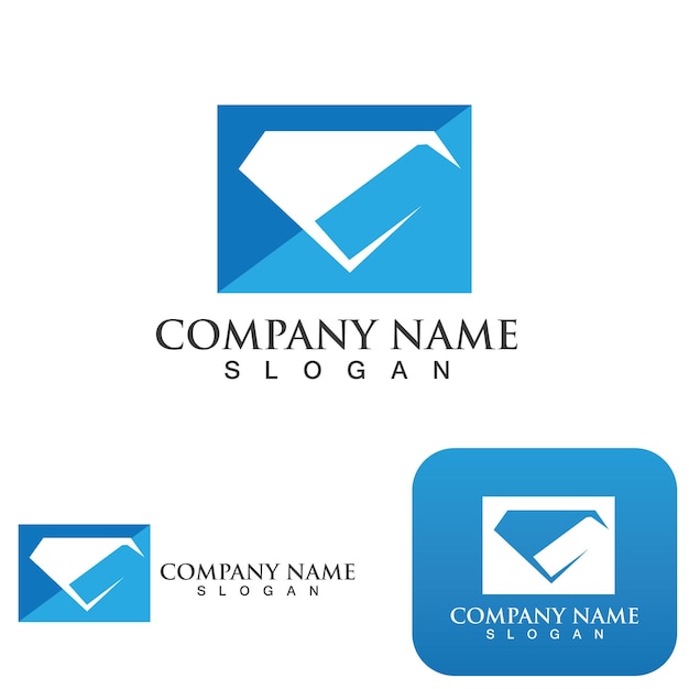 Diamond Logo Template vector icon illustration design