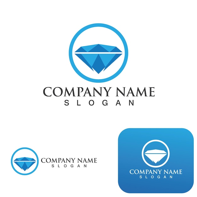 Diamond Logo Template vector icon illustration design