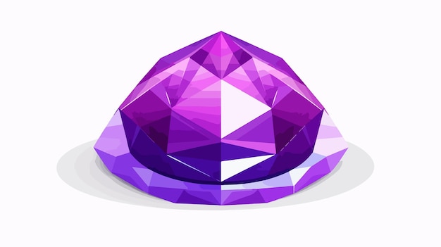 Vector a diamond that is purple and purple