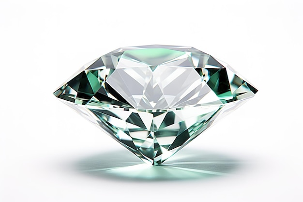 a diamond that is on a white background