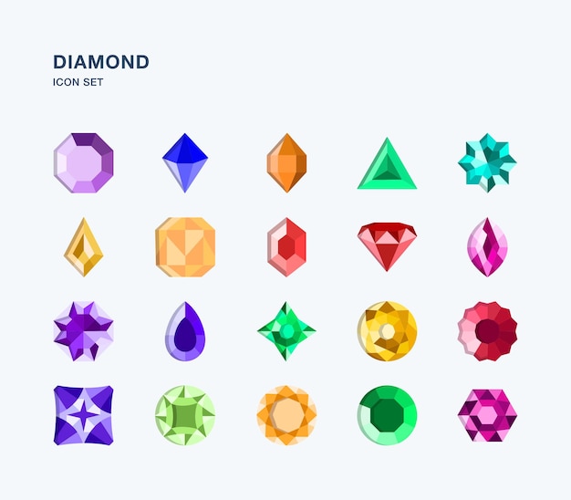 Diamond vector icon