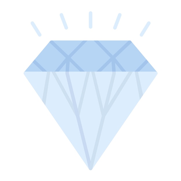 Diamond Vector Illustration Style