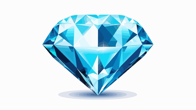 Vector a diamond with a blue diamond on it